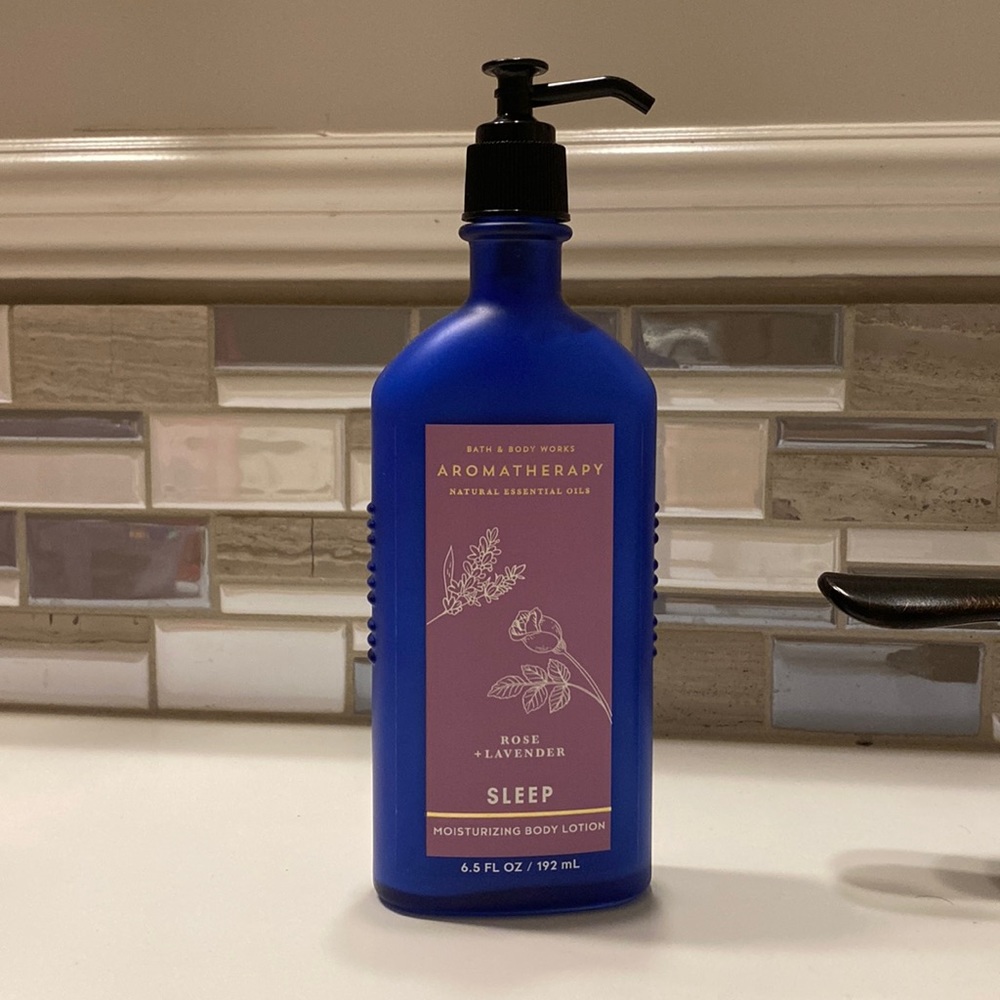 Sleep- rose+lavander aromatherapy moisturizing body lotion